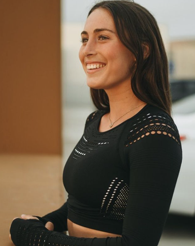Sophomore Maria Sartin found success with her athletic wear brand